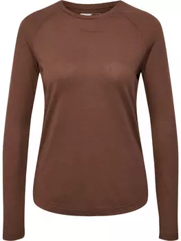 Футболка Hummel L/S, цвет NUTMEG