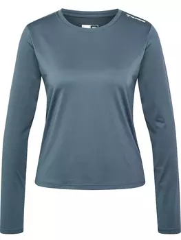 Футболка Hummel L/S, цвет STORMY WEATHER