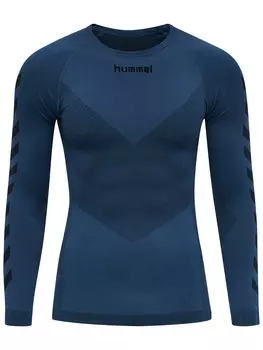 Футболка Hummel L/S Hmlfirst Seamless Jersey L/S, цвет DARK DENIM