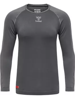 Футболка Hummel L/S Hmlpro Grid Seamless L/S, цвет FORGED IRON/QUIET SHADE