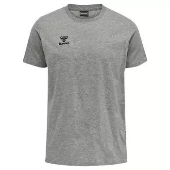 Футболка Hummel Move Grid Cotton, серый