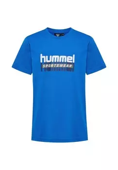 Футболка Hummel, пестрый синий