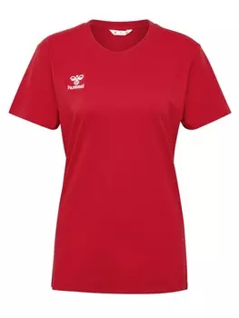 Футболка Hummel Rundhalsausschnitt gesticktes Logo Regular fit, красный