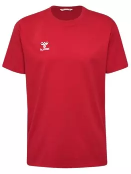 Футболка Hummel Rundhalsausschnitt gesticktes Logo Regular fit, красный