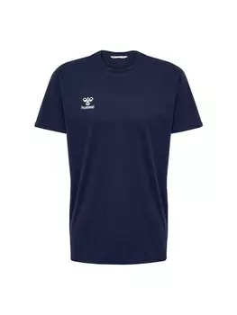 Футболка Hummel Rundhalsausschnitt gesticktes Logo Regular fit, синий