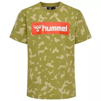 Футболка Hummel Rush AOP, зеленый