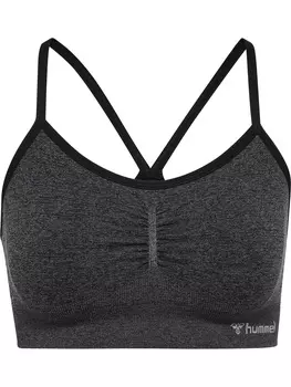 Футболка Hummel S/L Hmlci Seamless Scrunch Sports Bra, черный