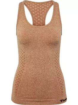 Футболка Hummel S/L Hmlci Seamless Top, цвет MOCHA BISQUE MELANGE