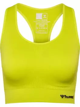 Футболка Hummel S/L Hmltif Seamless Sports Top, цвет SULPHUR SPRING