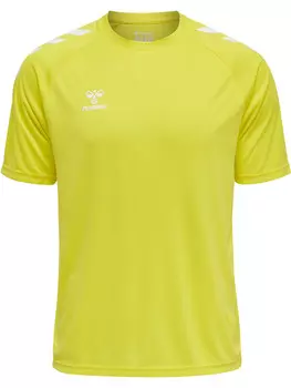 Футболка Hummel S/S, цвет BLAZING YELLOW