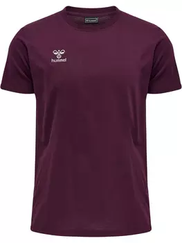 Футболка Hummel S/S, цвет GRAPE WINE