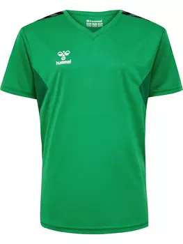 Футболка Hummel S/S Hmlauthentic Pl Jersey S/S Kids, цвет JELLY BEAN