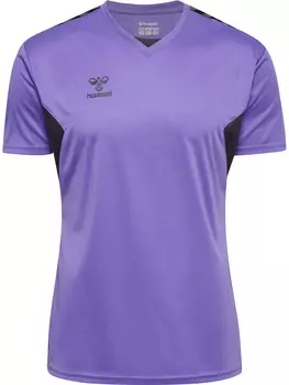 Футболка Hummel S/S Hmlauthentic Pl Jersey S/S, цвет DAHLIA PURPLE/ASPHALT
