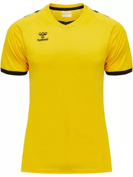 Футболка Hummel S/S Hmlcore Volley Tee, цвет BLAZING YELLOW