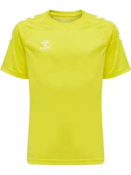 Футболка Hummel S/S Hmlcore Xk Core Poly S/S Kids, цвет BLAZING YELLOW
