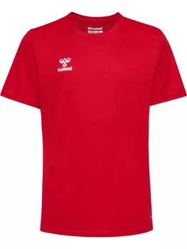 Футболка Hummel S/S Hmlessential Jersey S/S Kids, цвет TRUE RED