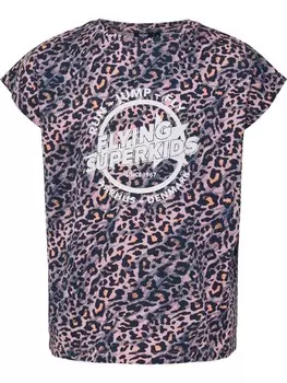 Футболка Hummel S/S Hmlfsk Mdchen, цвет black iris/zephyr
