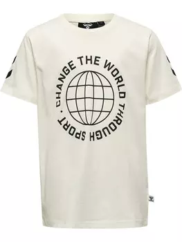 Футболка Hummel S/S Hmlglobal S/S, цвет MARSHMALLOW