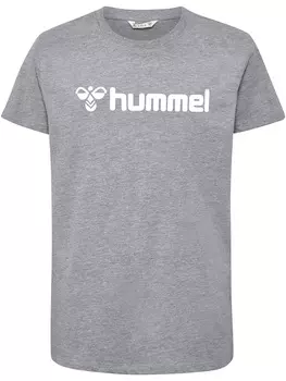 Футболка Hummel S/S Hmlgo 2.0 Logo S/S Kids, серый меланж