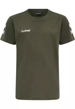 Футболка Hummel S/S Hmlgo Kids Cotton S/S, цвет GRAPE LEAF
