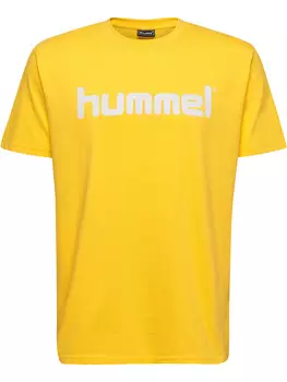 Футболка Hummel S/S Hmlgo Kids Cotton Logo S/S, цвет SPORTS YELLOW