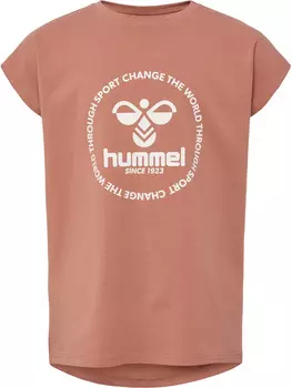 Футболка Hummel S/S Hmljumpy S/S, цвет COPPER BROWN