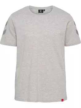 Футболка Hummel S/S Hmllegacy Chevron, серый меланж