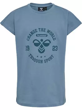 Футболка Hummel S/S Hmlmalin S/S, цвет BLUE MIRAGE