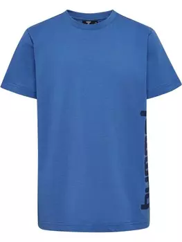 Футболка Hummel S/S Hmlprint Kinder, цвет bright cobalt/black iris