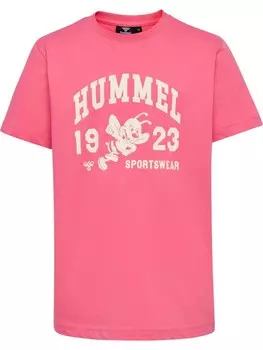 Футболка Hummel S/S Hmlprint Kinder, цвет bubblegum