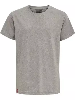 Футболка Hummel S/S Hmlred Basic S/S Kids, серый меланж