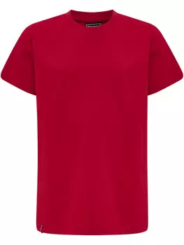 Футболка Hummel S/S Hmlred Basic S/S Kids, цвет TANGO RED