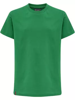 Футболка Hummel S/S Hmlred Basic S/S Kids, цвет JOLLY GREEN