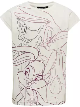 Футболка Hummel S/S Hmlspace Jam Diez S/S, цвет MARSHMALLOW