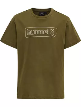 Футболка Hummel S/S Hmltomb S/S, цвет DARK OLIVE