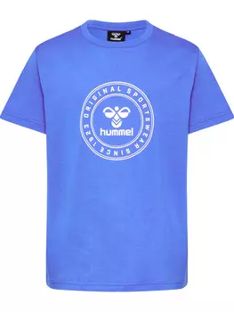 Футболка Hummel S/S Hmltres Circle S/S, цвет NEBULAS BLUE