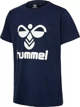 Футболка Hummel S/S Hmltres Kinder, цвет black iris/saffron