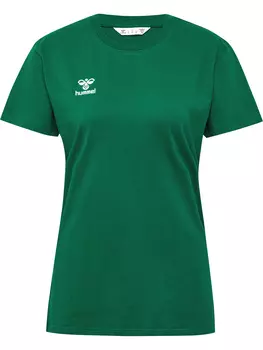 Футболка Hummel S/S Woman, цвет EVERGREEN
