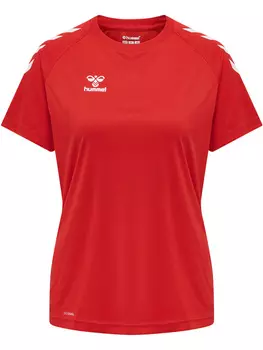 Футболка Hummel S/S Woman, цвет TRUE RED
