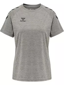 Футболка Hummel S/S Woman, серый меланж