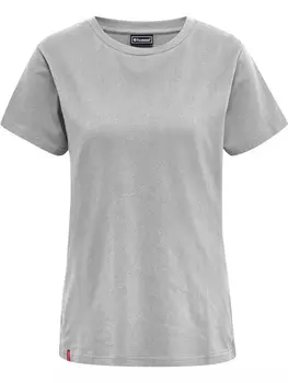 Футболка Hummel S/S Woman, серый меланж