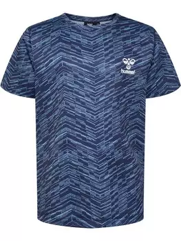 Футболка Hummel Shirt Dams, цвет light blue/dark blue