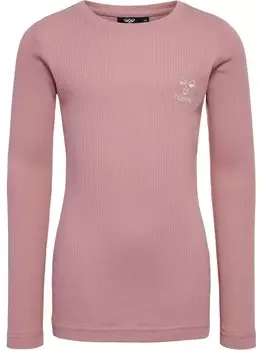 Футболка Hummel T-Shirt L/S Hmlreve Mdchen, цвет WOODROSE