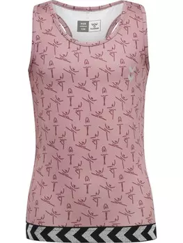 Футболка Hummel T-Shirt S/L Ringerrcken Hmlprima Mdchen, цвет WOODROSE