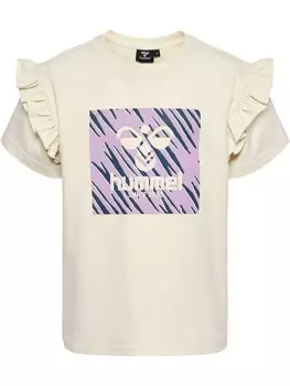 Футболка Hummel T-Shirt S/S Hmlflowy Mdchen, цвет BIRCH
