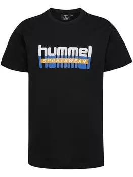 Футболка Hummel T-Shirt S/S Hmltukas Kinder, черный