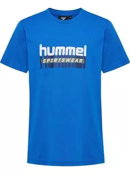 Футболка Hummel T-Shirt S/S Hmltukas Kinder, цвет BLUE LOLITE