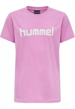 Футболка Hummel, темно-розовый