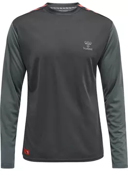 Футболка Hummel Torwarttrikot Hmlpro Grid Game Jersey L/S, цвет FORGED IRON/QUIET SHADE