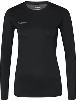 Футболка Hummel Trikot L/S Hml First Performance Women Jersey L/S, черный
